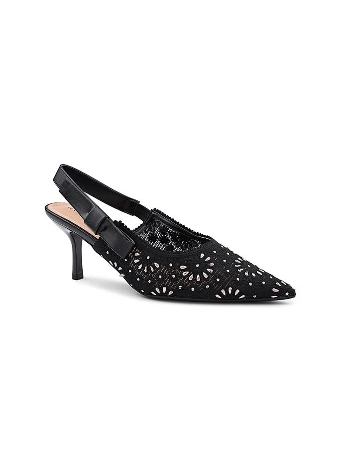 IconStyle The Dantel With Crystal Heel Shoes